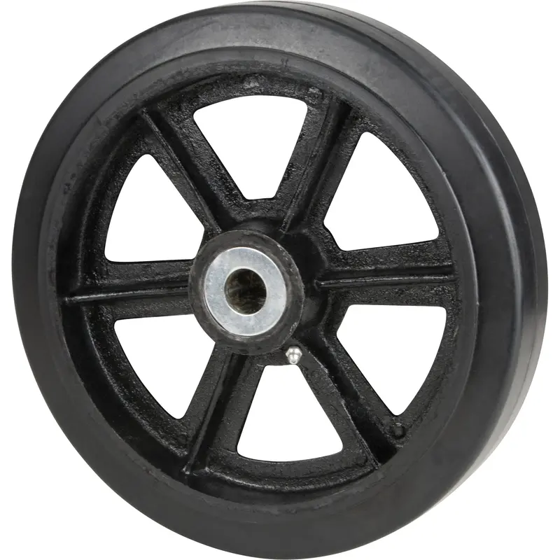 Mold-On Rubber Wheels, 6" (152.4 Mm) Dia. X 2" (50.8 Mm) W, 500 Lbs. (226.796 Kg.) Capacity 1
