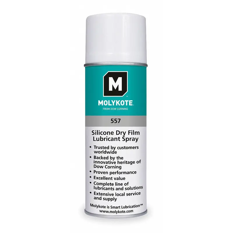 Molykote 557 Silicone Dry Film Lubricant, Aerosol Can 1