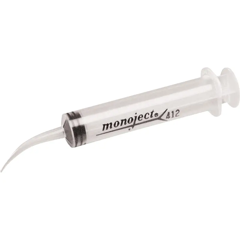 Monoject® 412 Curved Tip Irrigating Syringes, 12 Cc 1