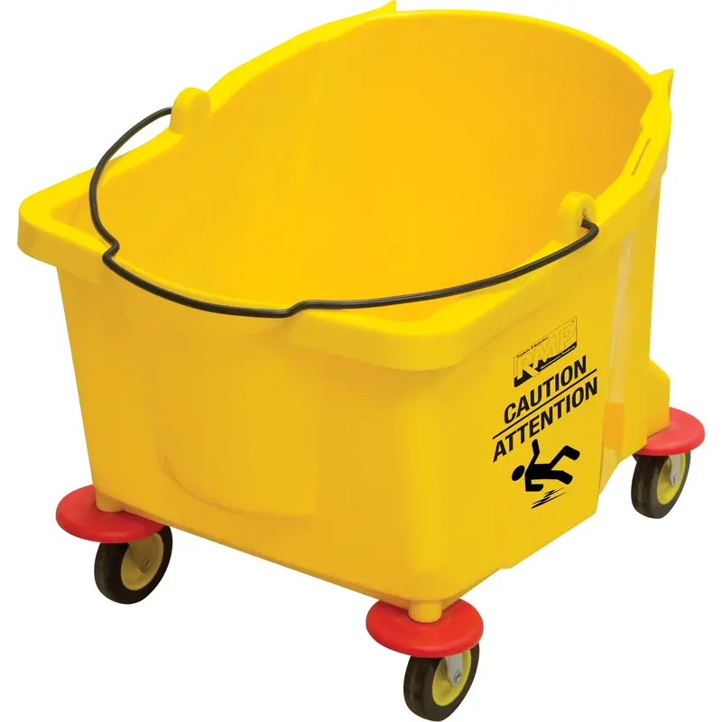 Mop Bucket, 9.5 Us Gal. (38 Qt.) Capacity, Yellow 1