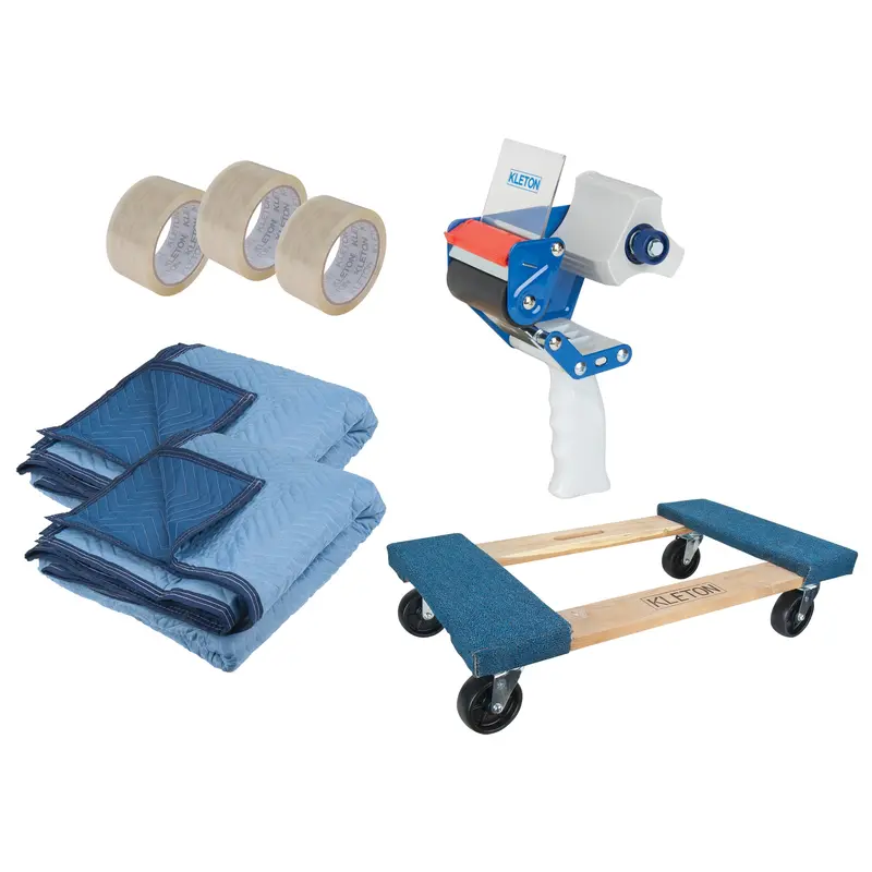 Moving Kit, Wood Frame, 18" W X 30" L, 1000 Lbs. Capacity 1