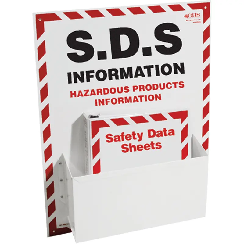 Msds Or Sds Information Centres, English, Binders Included 1