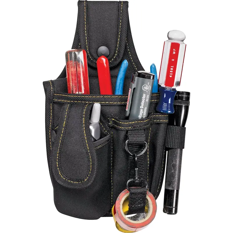 Multi-Pocket Tool & Phone Holders, Multiple Tool Holder, Polyester, 4 Pockets 1