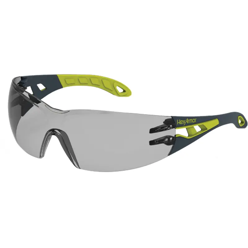 Mx200 Rimless Wraparound Safety Glasses, 23% Grey Lens, Anti-Fog/Anti-Scratch, Ansi Z87+/Meets/Exceeds Csa Z94.3 1