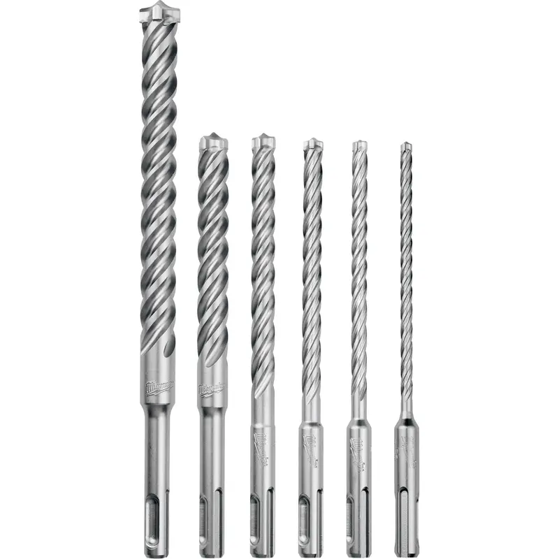Mx4™ 4-Cutter Rotary Hammer Drill Bit Kit, 6 Pieces, Carbide 1