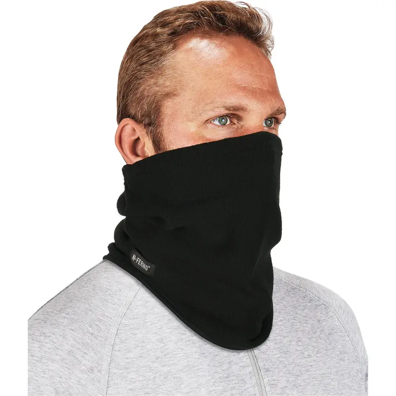 N-Ferno® 6960 Neck Gaiter, Black, Fleece 1