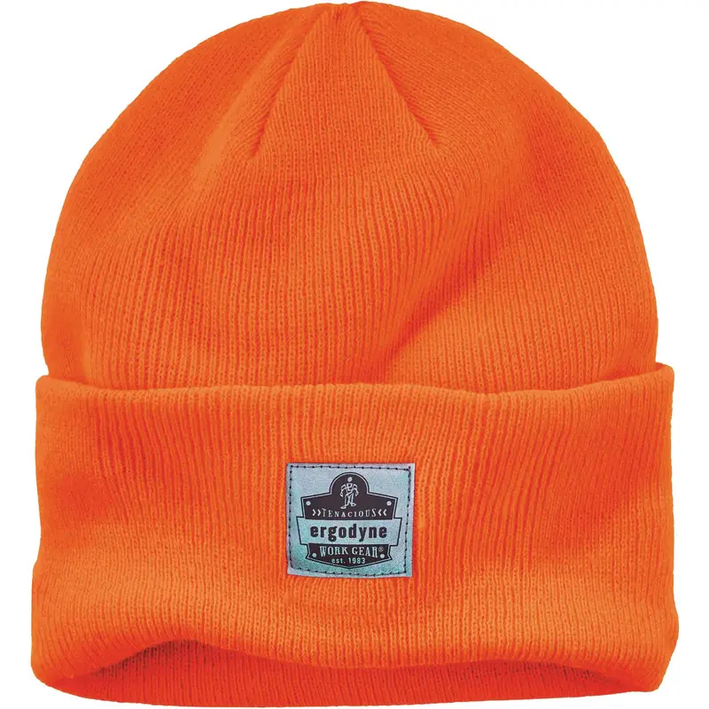N-Ferno® Rib Knit Beanie Hat, One Size, Orange 1