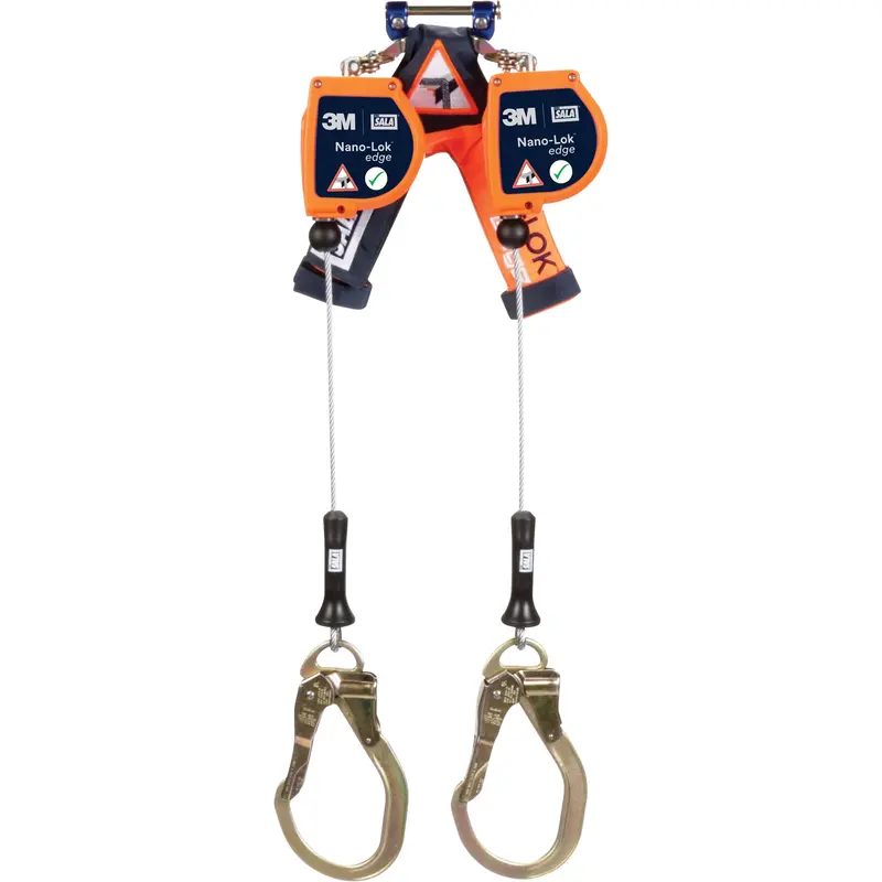 Nano-Lok™ Edge Self-Retracting Lifeline, 8', Stainless Steel, Stationary 1
