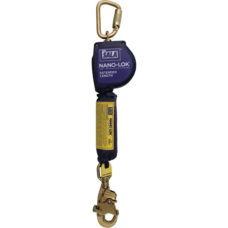 Nano-Lok™ Extended Length Self Retracting Lifeline, 10', Dyneema®, Swivel 1