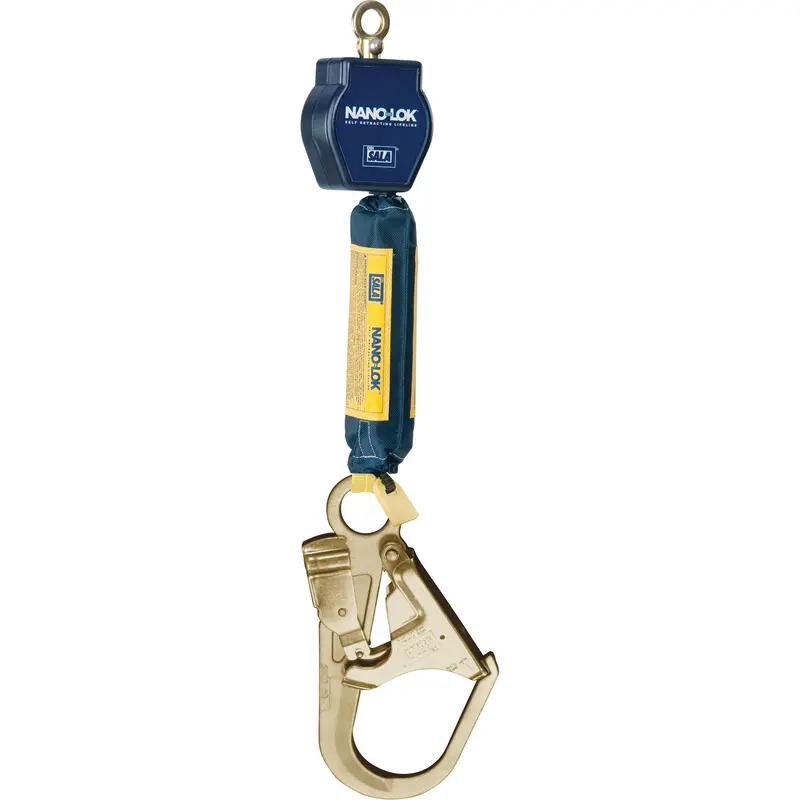 Nano-Lok™ Self-Retracting Lifeline, 6.5', Web, Swivel 1