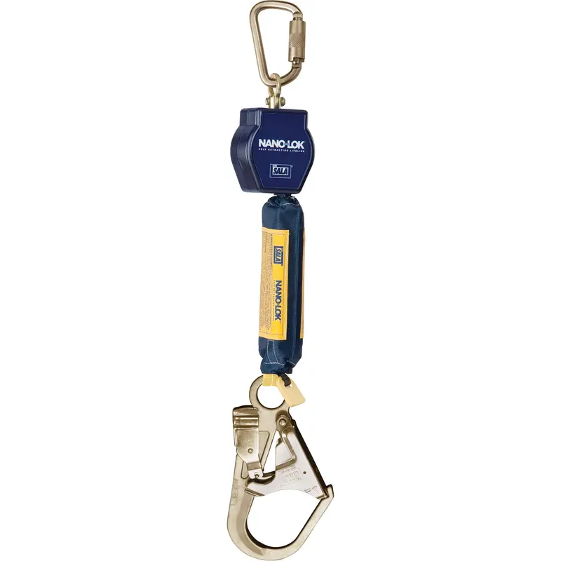 Nano-Lok™ Self-Retracting Lifeline, 6', Dyneema®/Polyester, Swivel 1