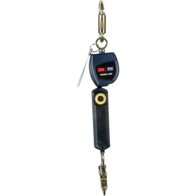 Nano-Lok™ Self-Retracting Lifeline, 6', Polyester/Web, Swivel 1