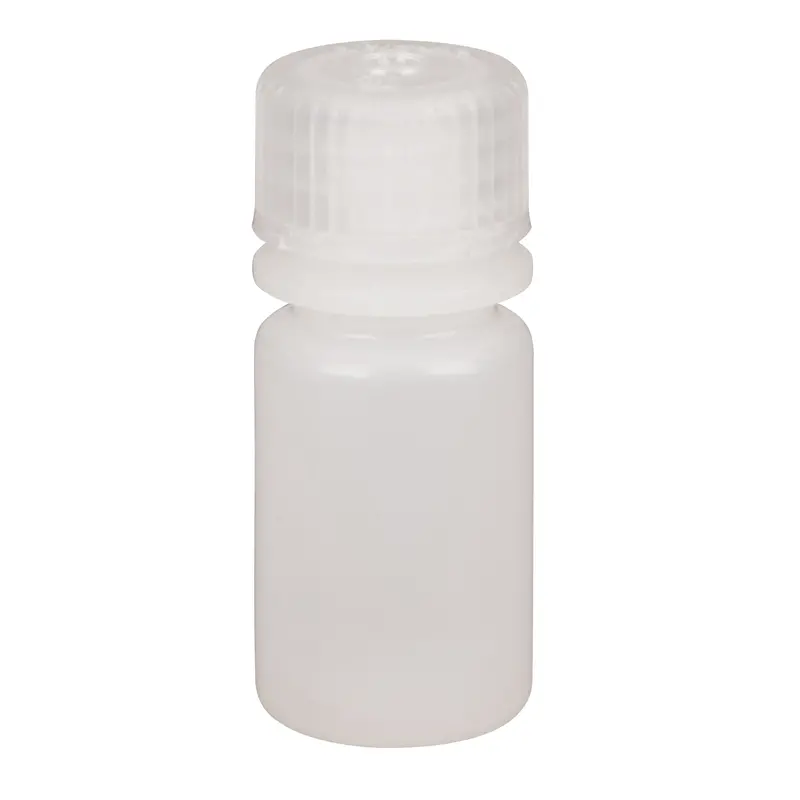 Narrow-Mouth Bottles, Round, 1/2 Oz., Plastic 1
