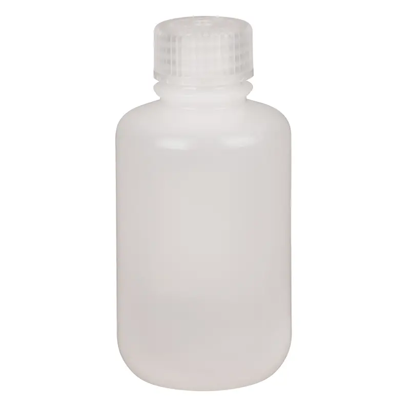 Narrow-Mouth Bottles, Round, 4 Oz., Plastic 1