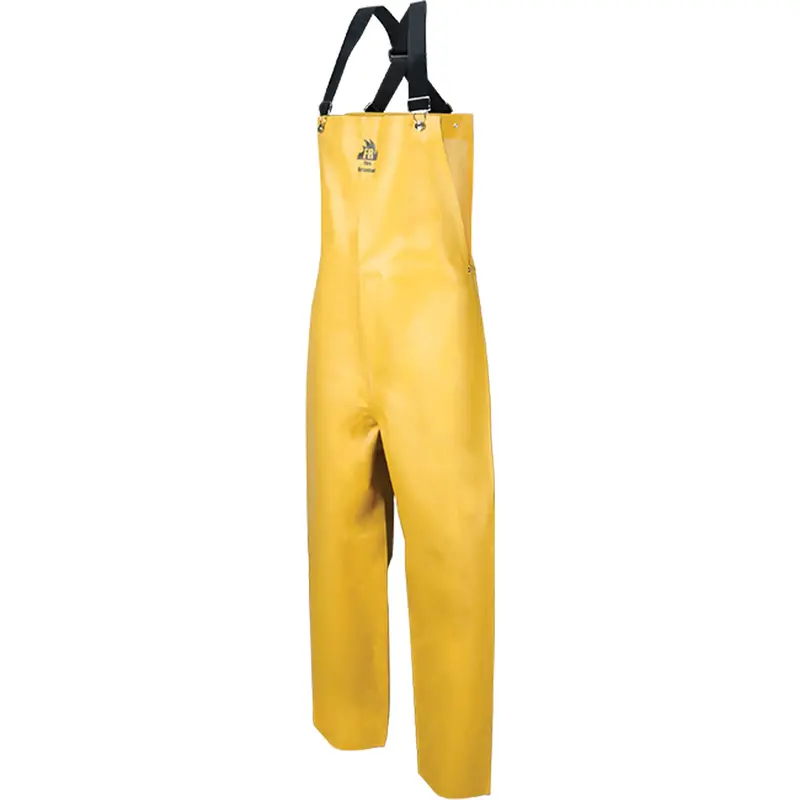 Neo-Slick Chemical & Acid Resistant Rain Pants, Small, Neoprene, Yellow 1