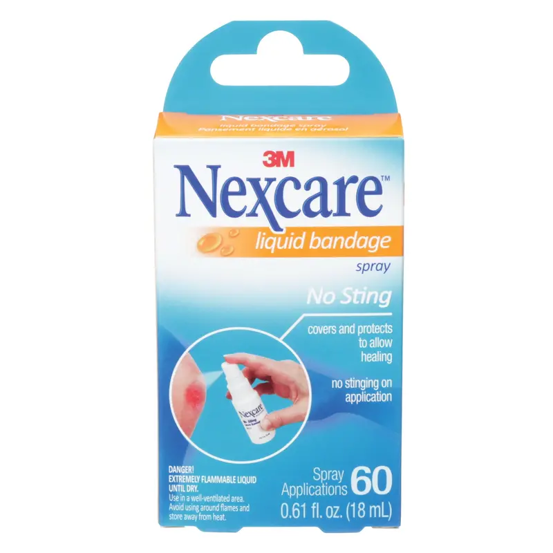 Nexcare™ No Sting Bandage, Topical Liquid, Class 1 1