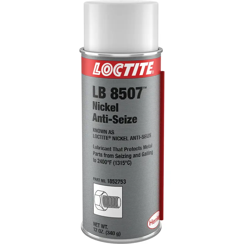 Nickel Anti-Seize Lubricant, Aerosol Can, 2399°F (1315°C) Max. Temp. 1