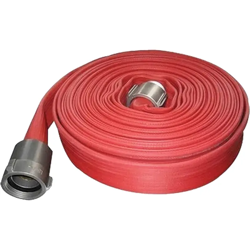 Nitrile Rubber Fire Hose, 25' L, 2-1/2" Dia., 200 1