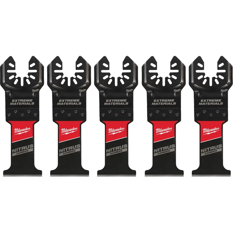 Nitrus Carbide™ Extreme Materials Universal Fit Open-Lok™ Oscillating Multi-Tool Blades 1