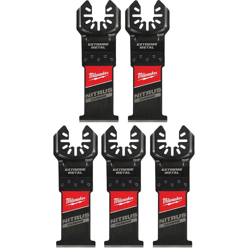 Nitrus Carbide™ Extreme Metal Universal Fit Open-Lok™ Oscillating Multi-Tool Blades 1