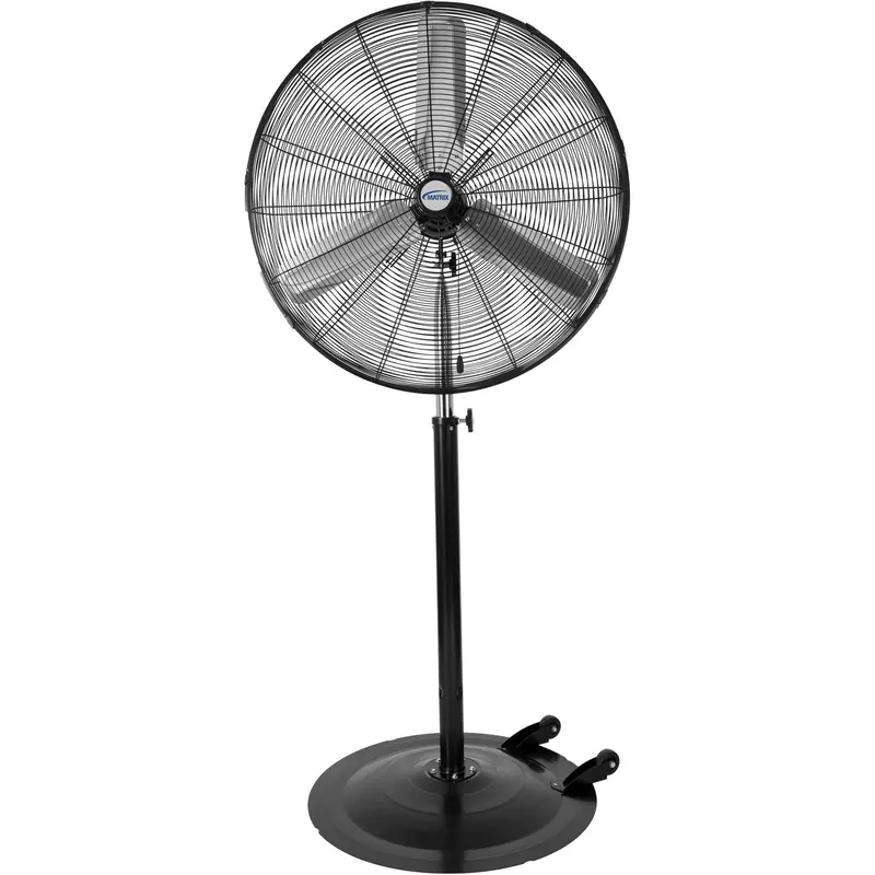 Non-Oscillating Pedestal Fan With Casters, Industrial, 3 Speed, 30" Diameter 1
