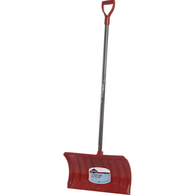 Nordic™ Snow Pusher, Polypropylene Blade, D-Grip Handle, 20-3/4" W 1