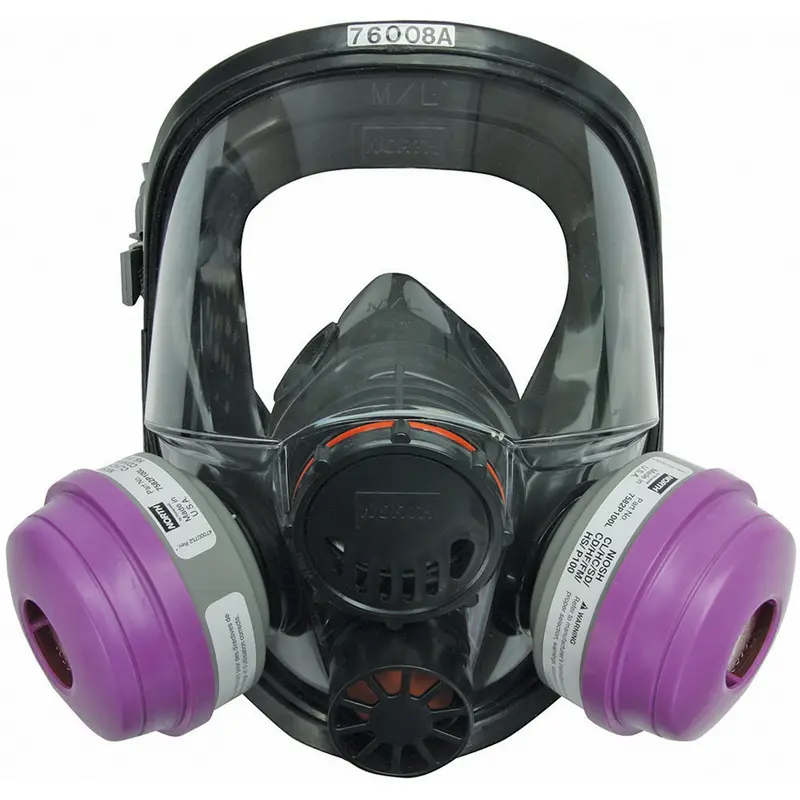 North® 7600 Series Full Facepiece Respirator, Silicone, Large/Medium/Medium/Large 1