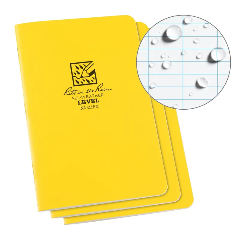 Notebook, Soft Cover, Yellow, 48 Pages, 4-5/8" W X 7" L 1