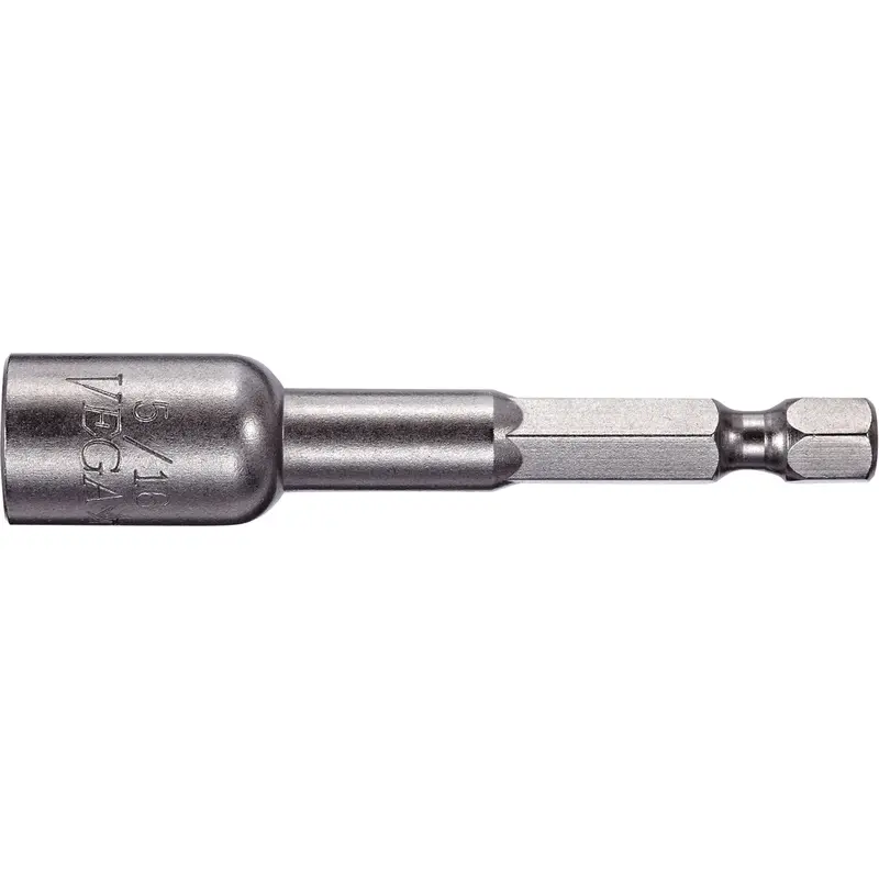 Nutsetter, 3/8" Tip, 1/4" Drive, 2-9/16" L, Magnetic 1