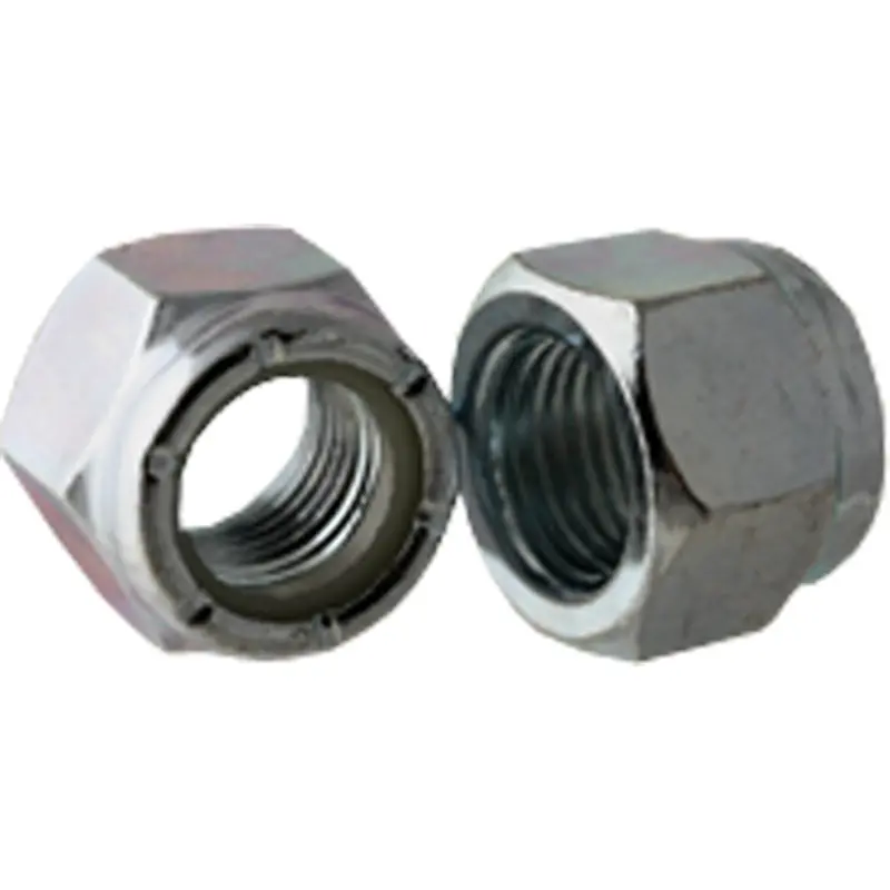 Nylock Nut, 5/16"-18 Dia., Zinc Cr+3, Coarse 1