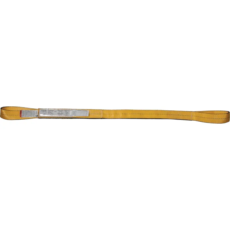 Nylon Slings, Double Ply, Double Eye, Type 3, 2" W X 8' L, 6200 Lbs. Vertical Load Limit 1