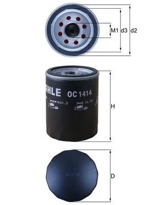Oc1414 Oil Filter 1
