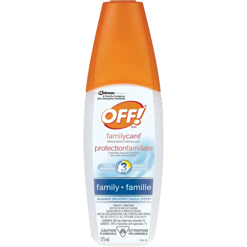 Off! Familycare® Summer Splash® Insect Repellent, 7% Deet, Spray, 175 Ml 1
