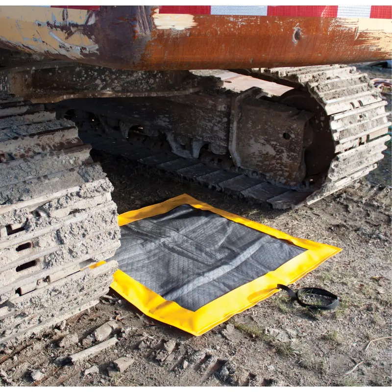 Off-Road Drippillow Berms™ With Pad, 4 Us Gal. Capacity, 3' W X 3' L X 1" H 1