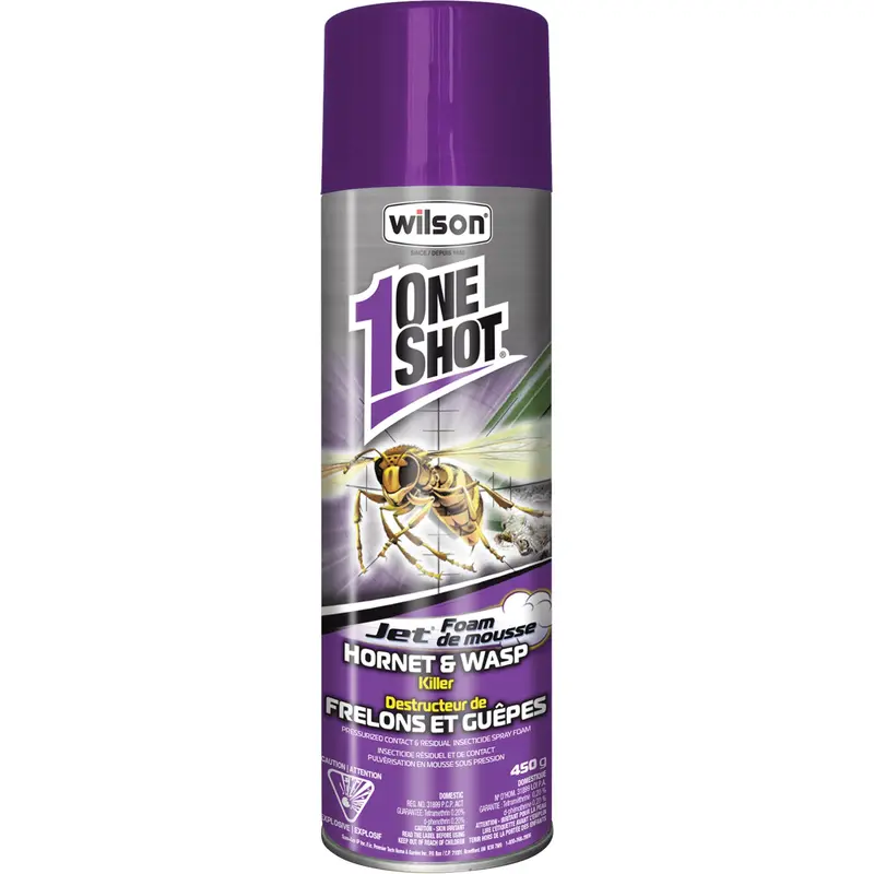One Shot Wasp & Hornet Repellent, 450 G, Aerosol Can 1