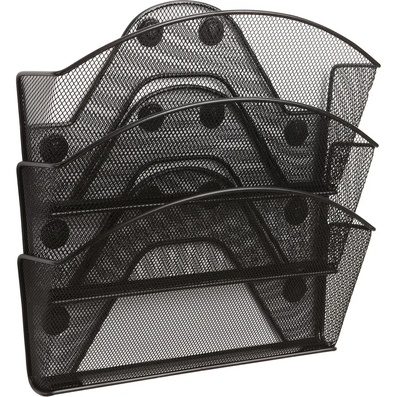 Onyx™ Magnetic Mesh File Pocket, 3 Pockets 1