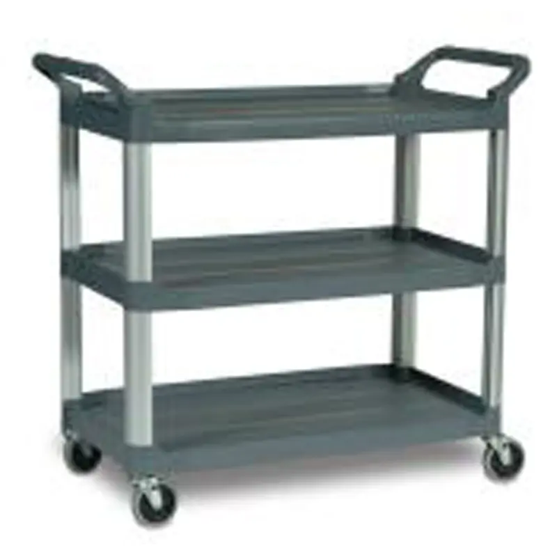 Open-Shelf Utility Cart, 3 Tiers, 40" X 37-7/8" X 20", 300 Lbs. Capacity 1