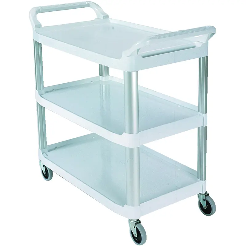 Open-Sided Shelf Cart, 3 Tiers, 40" X 37" X 20", 300 Lbs. Capacity 1
