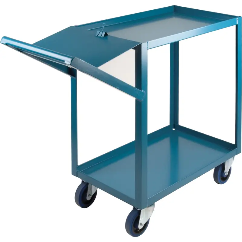 Order Picking Carts, 36" H X 18" W X 46" D, 2 Shelves, 1200 Lbs. Capacity 1