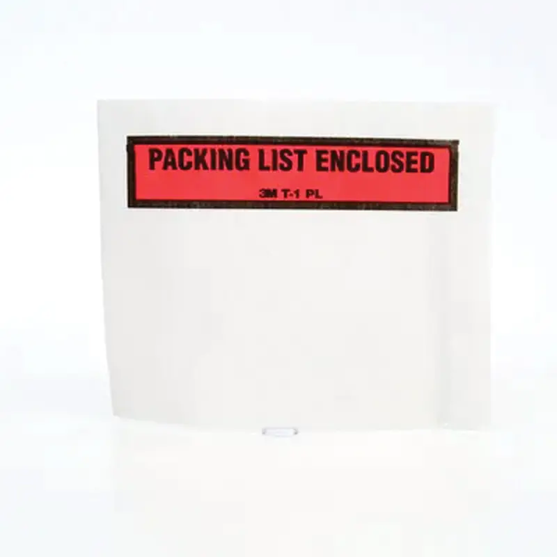 Packing List Envelope, 5-1/2" L X 4-1/2" W, Endloading Style 1