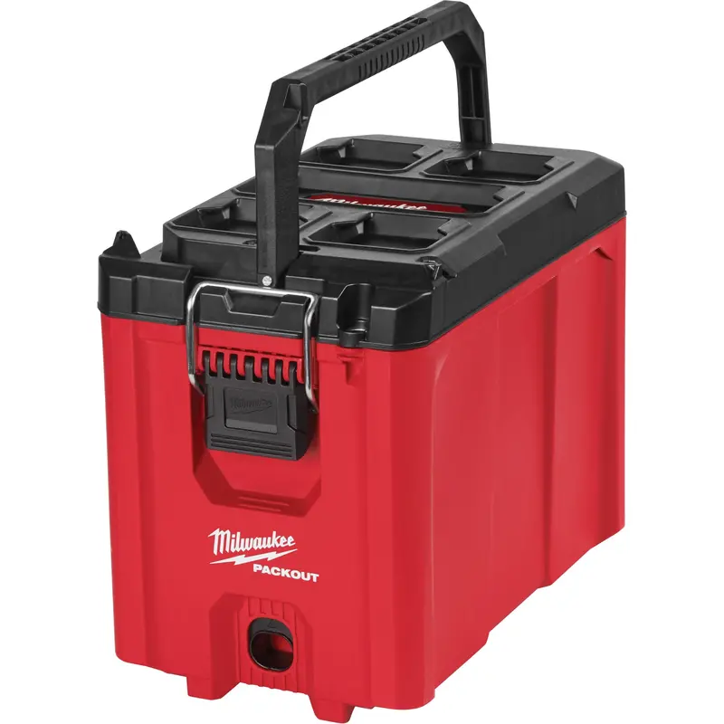 Packout™ Compact Tool Box, 10" X 16-1/5" X 13", Black/Red 1