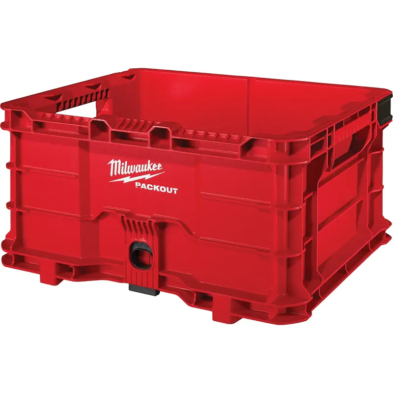Packout™ Crate, 15-2/5" X 18-3/5" X 9-9/10", Red 1