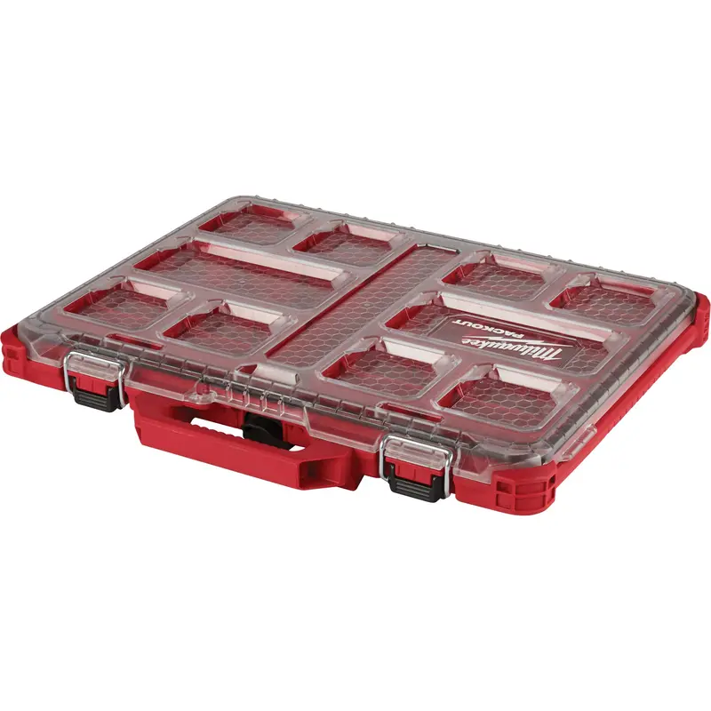 Packout™ Low-Profile Organizer, 19-3/4" X 16-2/5" X 2-1/2", Black/Red 1