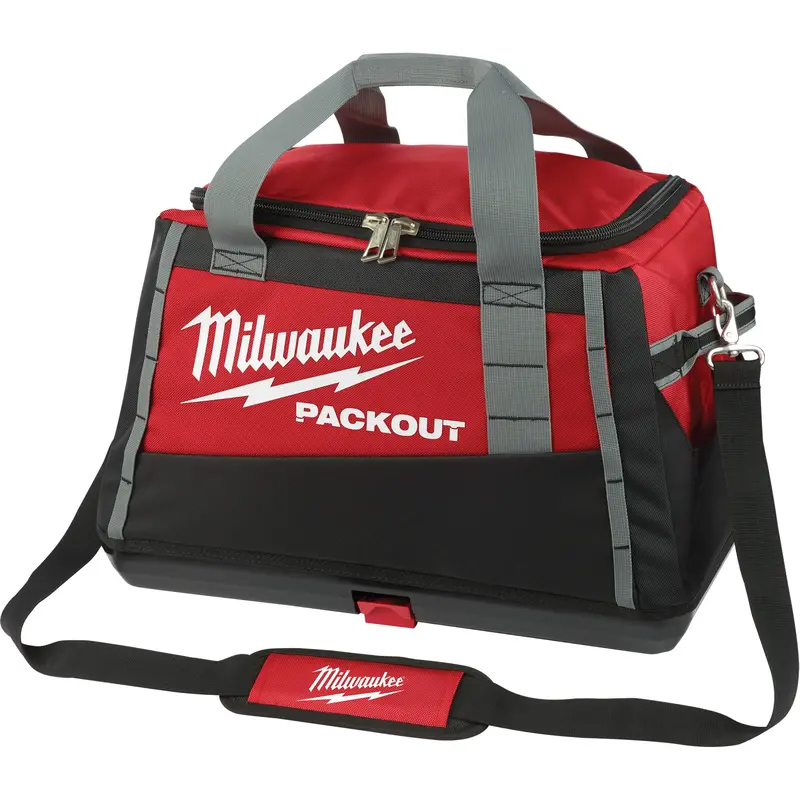 Packout™ Tool Bag, Ballistic Nylon, 8 Pockets, Black/Red 1