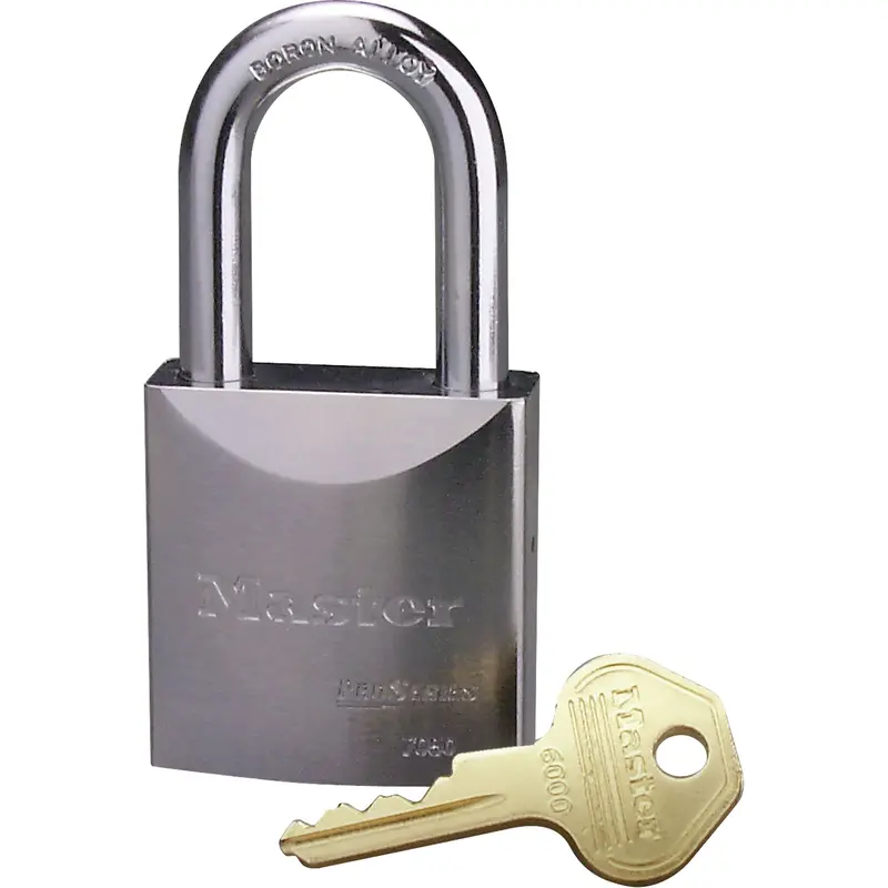 Padlocks, Keyed Different, Hardened Steel, 2" Width 1