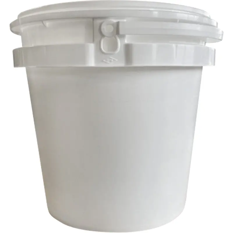 Pail With Lid, Plastic, 2.3 Gal. 1