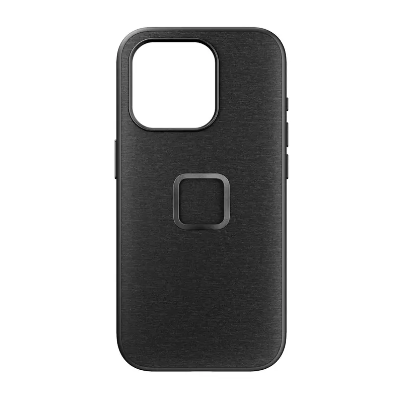 Peak Design Iphone 15 Pro Max Shelled Fabric Case - Charcoal Grey 1