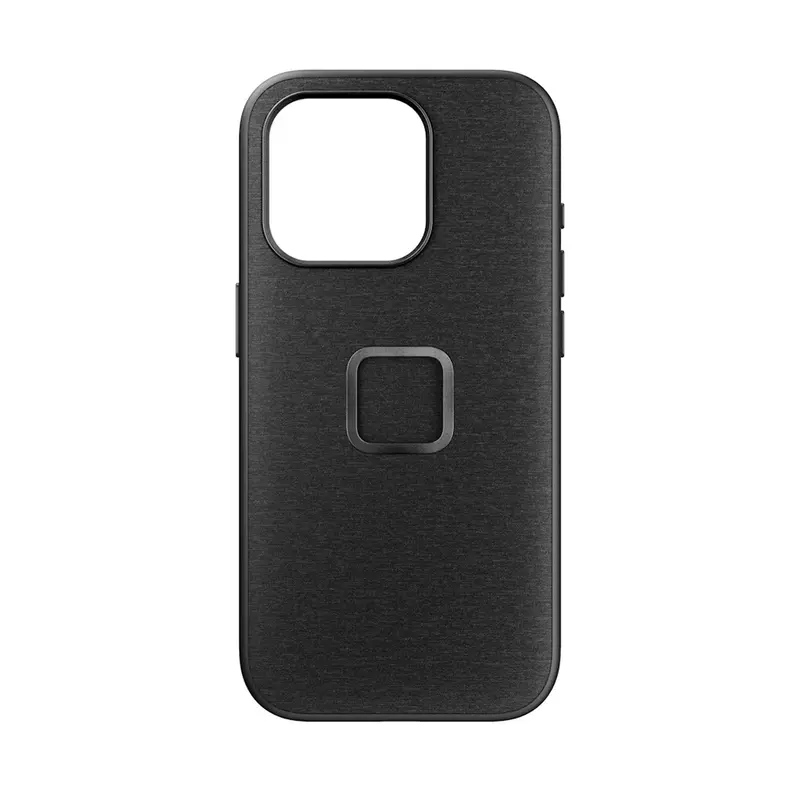 Peak Design Iphone 15 Pro Shelled Fabric Case - Charcoal Grey 1