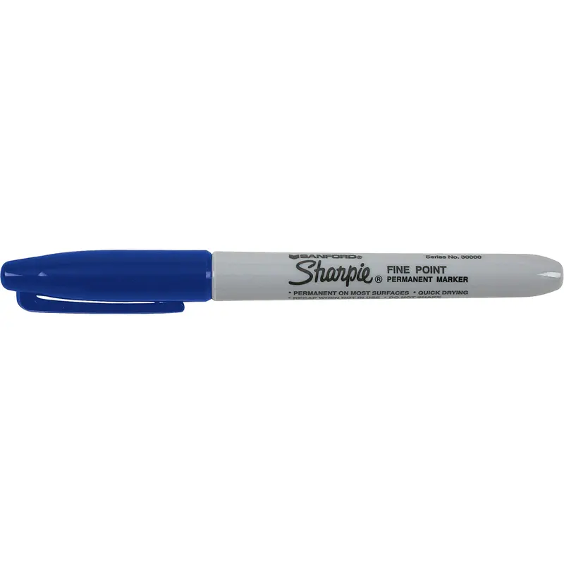 Permanent Markers - #15, Fine, Blue 1