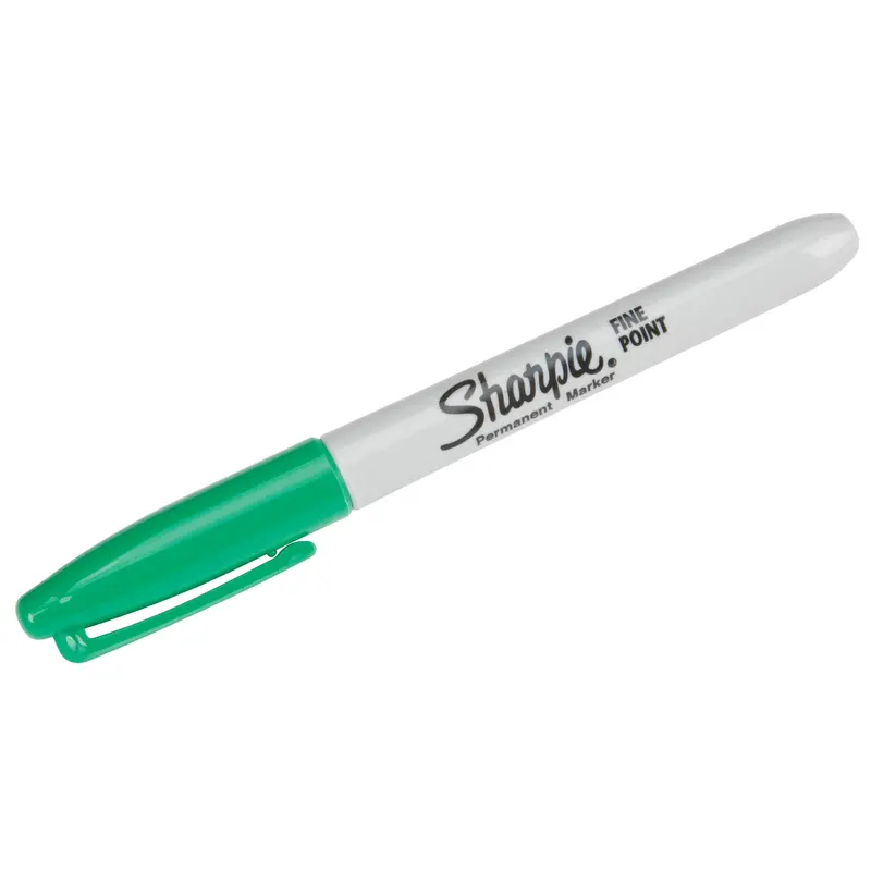 Permanent Markers - #15, Fine, Green 1